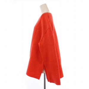 yori 22AW 圧縮ニットプルオーバー セーター 長袖 厚手 ウール F 赤 YR2235-130AW /BM