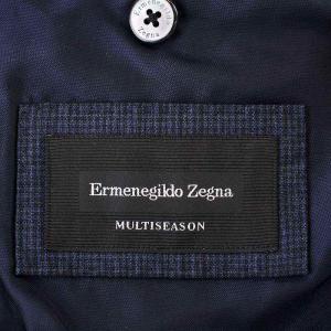 Ermenegildo Zegna MULTISEASON スーツ セットアップ チェック ジャケット パンツ 46 ネイビー 紺 /G