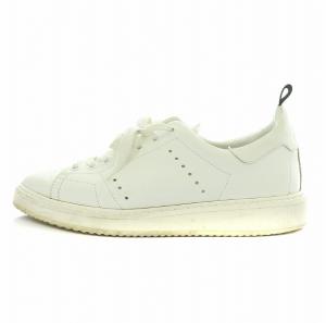 STARTER スターター ローカットスニーカー シューズ レザー USED加工 33 白 ホワイト /BB