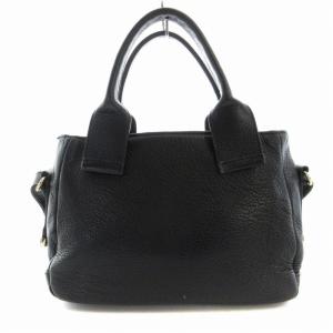 SEE BY CHLOE ショルダーバッグ ハンドバック レザー 2WAY 黒 ブラック /RO H