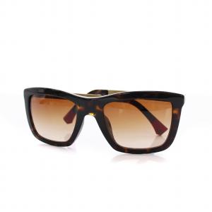 サングラス スクエア グラデーション 5320 140 茶 黒 赤 EA 4017F /YM