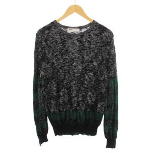VIRILIS ヴィリリース TOGA  ARCHIVES セーター ニット 長袖 44 黒 緑 TV31-XN322