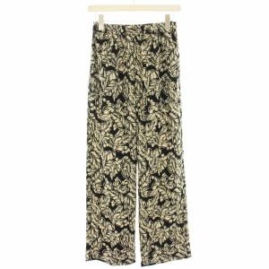 24SS ベリープリントパンツ ワイドパンツ イージー 総柄 F 黒 ブラック ベージュ 24030462712110