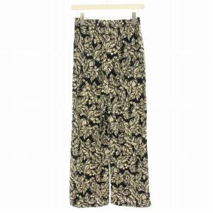 JOURNAL STANDARD relume 24SS ベリープリントパンツ ワイドパンツ イージー 総柄 F 黒 ブラック ベージュ 24030462712110