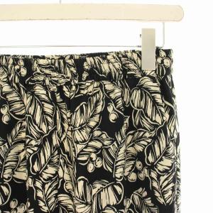 JOURNAL STANDARD relume 24SS ベリープリントパンツ ワイドパンツ イージー 総柄 F 黒 ブラック ベージュ 24030462712110