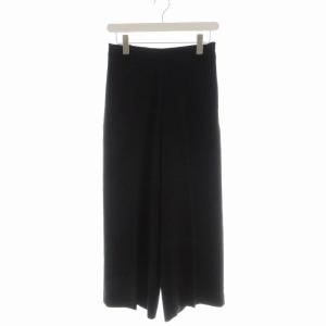 ワイドパンツ ストレート バックギャザー 38 黒 ブラック 17030500717010 /EE