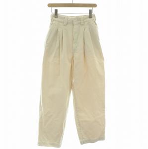 TOMBOY JEANS トムボーイジーンズ デニムパンツ タック ジップフライ 32 アイボリー 22SMSPA0