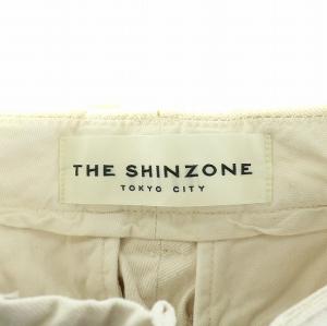 Shinzone TOMBOY JEANS トムボーイジーンズ デニムパンツ タック ジップフライ 32 アイボリー 22SMSPA0
