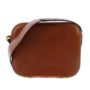 ショルダーバッグ レザー ブラウン /BM H