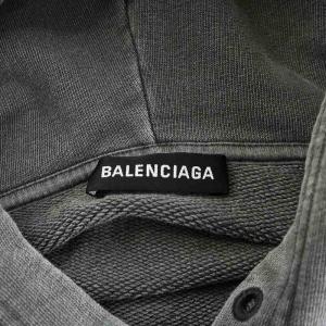 BALENCIAGA パーカー プルオーバー バックロゴ XS グレー 570811