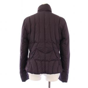 EMPORIO ARMANI ダウンジャケット アウター スタンドカラー ショート丈 ナイロン 38 紫 パープル /BB GY14