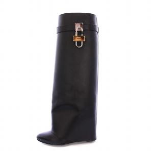 Shark Lock Split Long Boots