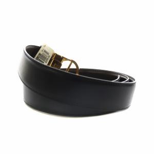 dunhill ベルト ハトメ ゴールド金具 レザー 40/100 黒 ブラック /AN5 GY14