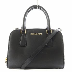 ハンドバッグ ショルダーバッグ 2way レザー 黒 ブラック /AN7 D H