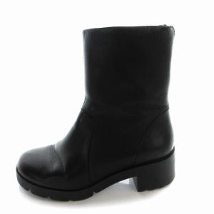 CAMPER ブーツ レザー ミドル丈 37 黒 ブラック K400229 /EE