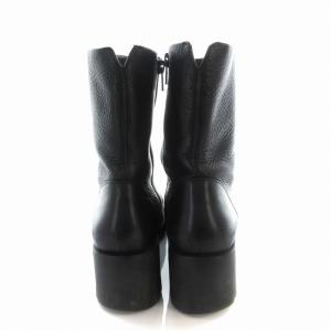 CAMPER ブーツ レザー ミドル丈 37 黒 ブラック K400229 /EE