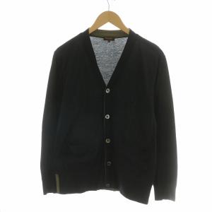 カーディガン 薄手 長袖 Vネック M ブラック PC-GT-59760 /NQ GY14