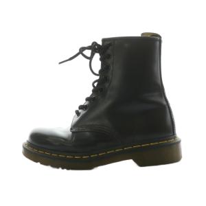 Dr.Martens 1460 8ホールブーツ ショート レースアップ US6 ブラック /NQ H
