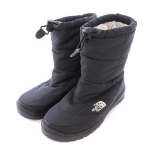 THE NORTH FACE NUPTSE BOOTIE WP ヌプシブーティWP スノーブーツ ショート ロゴ プリント US7 24cm