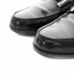 TOD'S ビットローファー ドライビングシューズ レザー 36.5 黒 ブラック /YT