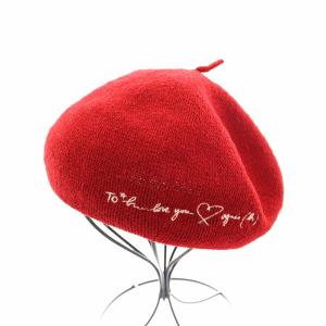 To b. by agnes b. ベレー帽 ニット帽 帽子 赤 レッド 4531WN20 /YT