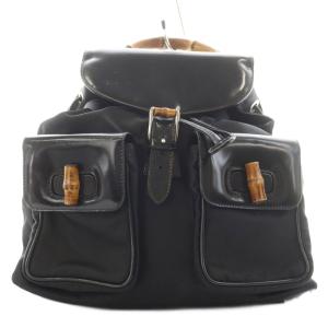 バンブー リュックサック ブラック