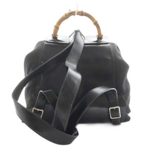 GUCCI バンブー リュックサック ブラック