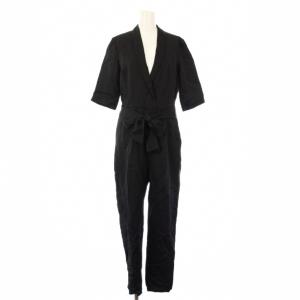 オールインワン ジャンプスーツ 五分袖 DE36 ブラック 10154262 /TK