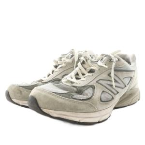 New Balance M990GL4 990V4 スニーカー US9 USA製 グレー
