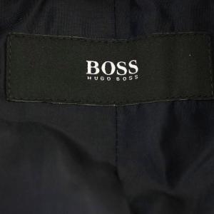 HUGO BOSS チェスターコート ダブル ロング コート 48 ネイビー 濃紺 /G