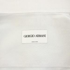 GIORGIO ARMANI シャツ ボタンダウン 長袖 ヘリンボーン柄 38 水色 ライトブルー ESCW3T /YT H