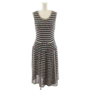 ワンピース ツイード ボーダー P41 マルチカラー