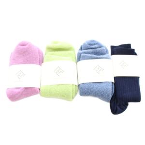 4点セット バックルオーバー アンクル ソックス コットン 3色 リブアンクルソックス 36-39 ONE