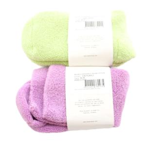 BASERANGE 4点セット バックルオーバー アンクル ソックス コットン 3色 リブアンクルソックス 36-39 ONE