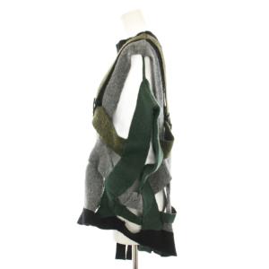 Mame Kurogouchi Basket Motif Knitted Vest プルオーバー