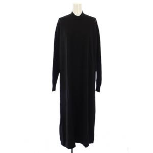 ワンピース ニット ハイネック 長袖 ロング 38 黒 ブラック 3009S173-0660 /TK H