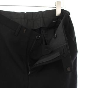 LAD MUSICIAN スリムスラックスパンツ ジップフライ 42 黒 2218-550 /TK H