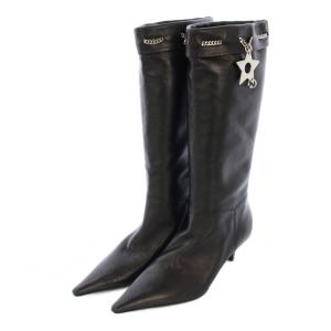 Dior ロングブーツ スターチャーム 35.5 ブラック