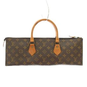 LOUIS VUITTON モノグラム サックトリアングル ハンドバッグ ブラウン M51360