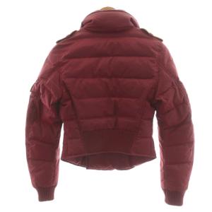 Belstaff Silver Label ダウンジャケット ナイロン リブ アウター 38 赤 レッド /AN61