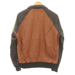 Schott ラムレザージャケット L ブラウン 3181030
