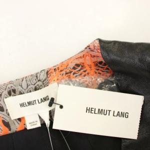 Helmut Lang Medallion jacquard Leather Jacket