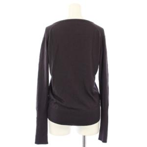 MARGARET HOWELL ジョンスメドレー JOHN SMEDLEY ニット セーター 長袖 Vネック 紫 /TK H