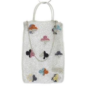 竹村京 ジョーコ ワイヤーバッグ 2WAY シルバーカラー