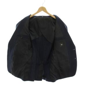 SUIT SELECT シングルスーツ セットアップ 上下 3点セット ジャケット パンツ ベスト Y5 紺 ネイビー BLD1811