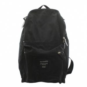 リュックサック デイバッグ ロゴ ナイロン 黒 ブラック /AN76 MA