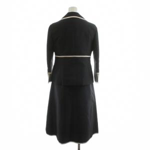 courreges セットアップ ジャケット ワンピース ノースリーブ ミモレ ロング 38 黒 ブラック /AN62 MA