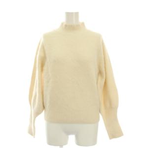 ニット セーター 36 白 アイボリー 長袖 ハイネック 102228-16-100-02-360 /YM