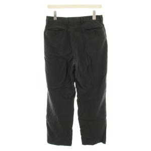 GIORGIO ARMANI スラックス パンツ ジップフライ 46 チャコールグレー 01 204980 /YT H