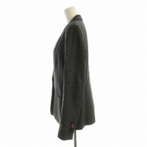 PS Paul Smith テーラードジャケット シングル 総柄 42 ダークグレー JKPSKW0804 /AN24 H